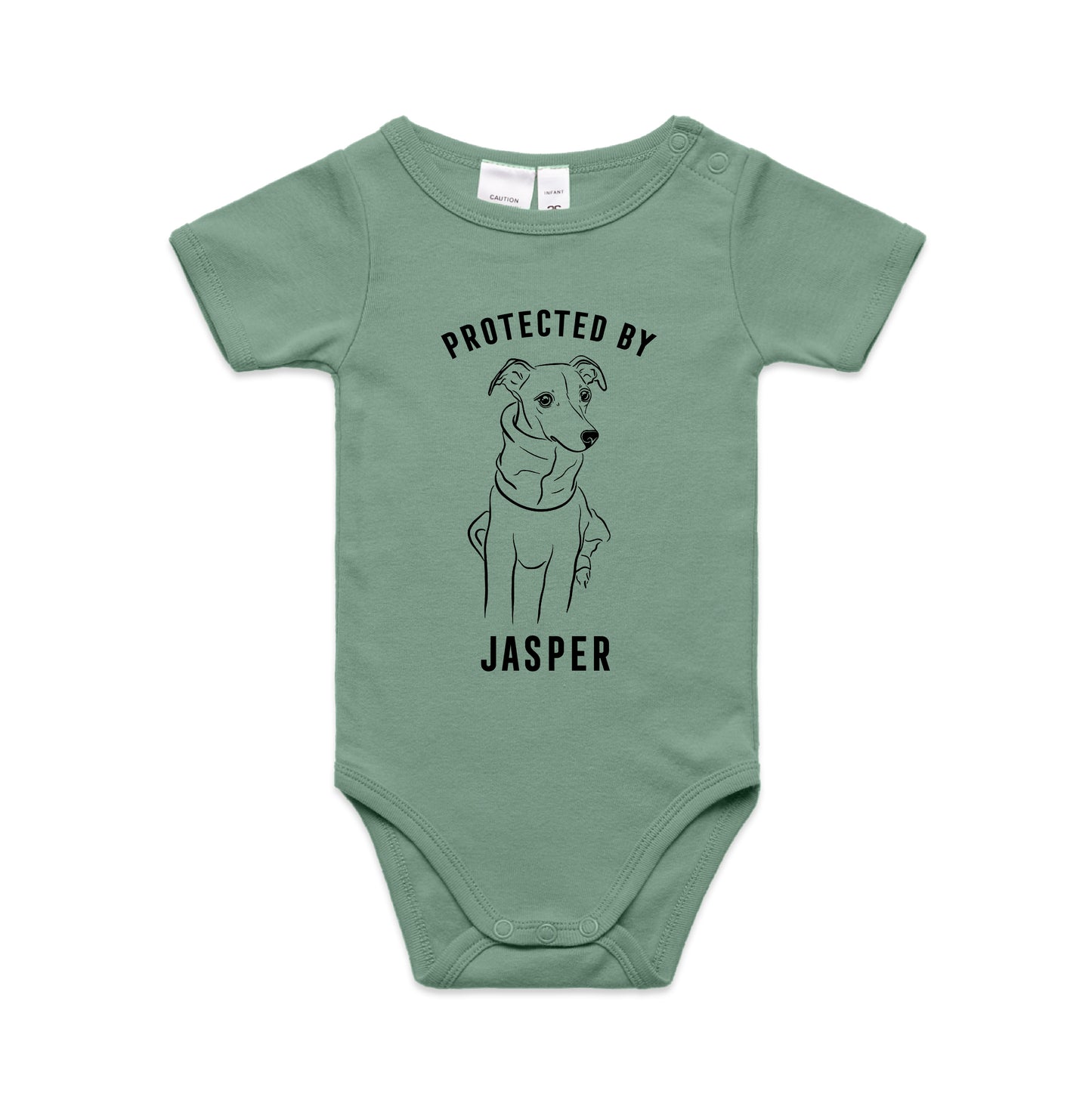 "Protected By" Baby Onesie